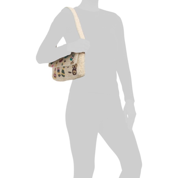 VIRAL Champagne Beaded Shoulder Bag - Made In India - Picture 4 of 4